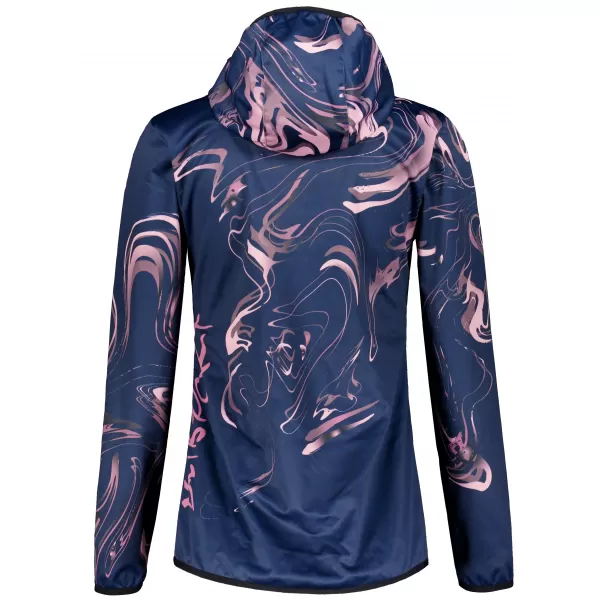  Dámská softshellová bunda premium ALTISPORT VOJ/ALW064JACK01 MODRORŮŽOVÁ 