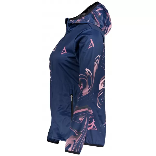  Dámská softshellová bunda premium ALTISPORT VOJ/ALW064JACK01 MODRORŮŽOVÁ 