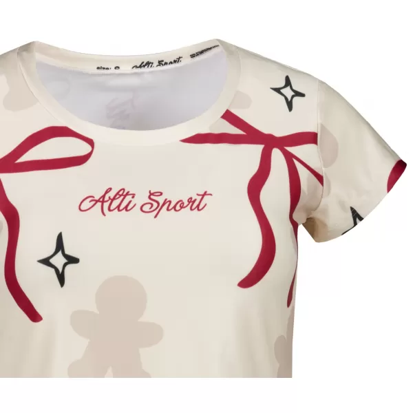  Dámské vánoční triko premium ALTISPORT VOJ/ALWVN10TR06 KRÉMOVÁ 