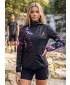 Dámská softshellová bunda premium ALTISPORT VOJ/ALW064JACK01 ČERNORŮŽOVÁ