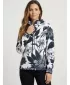 Dámská softshellová bunda premium ALTISPORT VOJ/ALW115JACK01 ČERNÁ/BÍLÁ