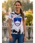 Dámské tričko premium ALTISPORT VOJ/ALW036SI/TR01 ABSTRAKCE