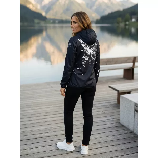  Dámská softshellová bunda premium ALTISPORT VOJ/ALW077JACK01 ČERNÁ 