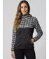 Dámská softshellová bunda premium ALTISPORT VOJ/ALW048JACK01 ČERNOBÍLÁ