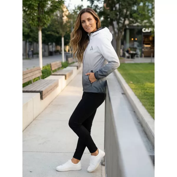  Dámská softshellová bunda premium ALTISPORT VOJ/ALW126JACK01 ČERNOBÍLÁ 