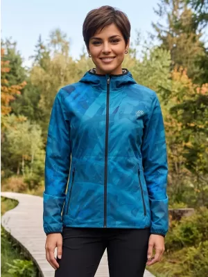 Dámská softshellová bunda premium ALTISPORT VOJ/ALW096JACK01 PETROLEJOVÁ
