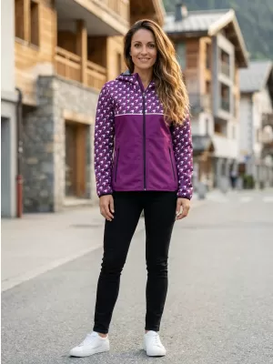 Dámská softshellová bunda premium ALTISPORT VOJ/ALW048JACK01 FIALOVÁ