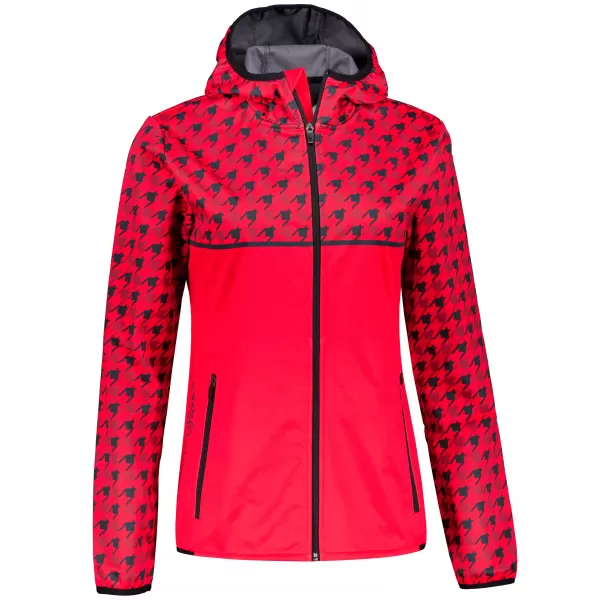  Dámská softshellová bunda premium ALTISPORT VOJ/ALW048JACK01 ČERVENÁ 