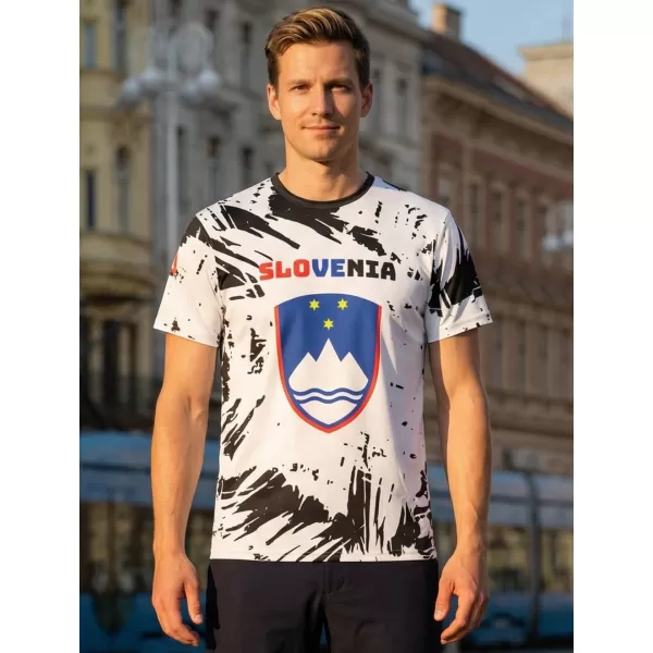  Pánské tričko premium ALTISPORT VOJ/ALM036SI/TR01 ABSTRAKCE 