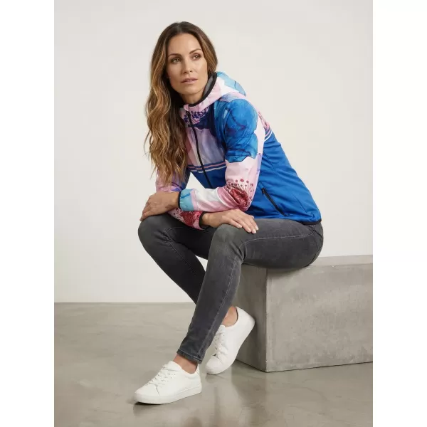 Dámská softshellová bunda premium ALTISPORT VOJ/ALW117JACK01 MODRÁ/RŮŽOVÁ 