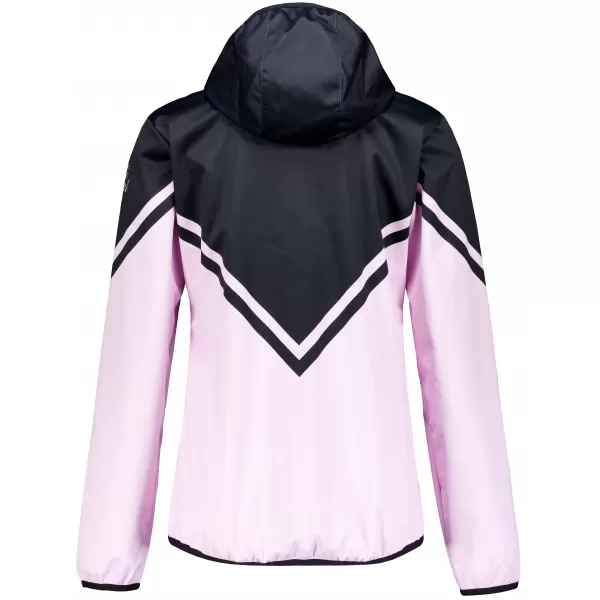  Dámská softshellová bunda premium ALTISPORT VOJ/ALW101JACK01 RŮŽOVOČERNÁ 