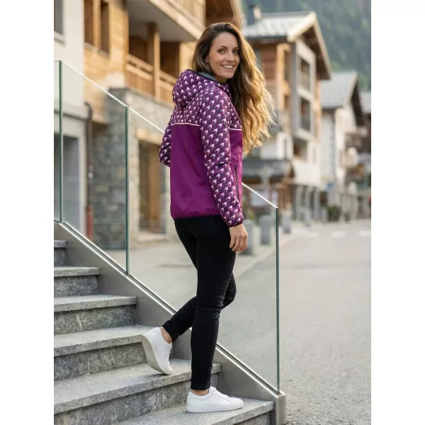  Dámská softshellová bunda premium ALTISPORT VOJ/ALW048JACK01 FIALOVÁ 