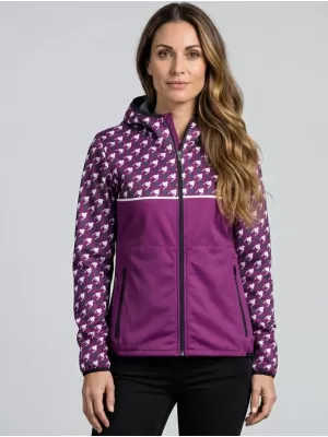 Dámská softshellová bunda premium ALTISPORT VOJ/ALW048JACK01 FIALOVÁ