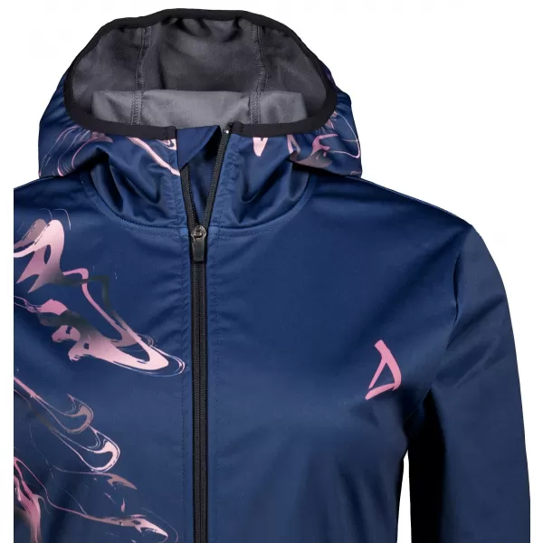  Dámská softshellová bunda premium ALTISPORT VOJ/ALW064JACK01 MODRORŮŽOVÁ 