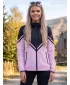 Dámská softshellová bunda premium ALTISPORT VOJ/ALW101JACK01 RŮŽOVOČERNÁ