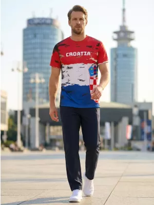 Pánské tričko premium ALTISPORT VOJ/ALM036HR/TR01 CHORVATSKO
