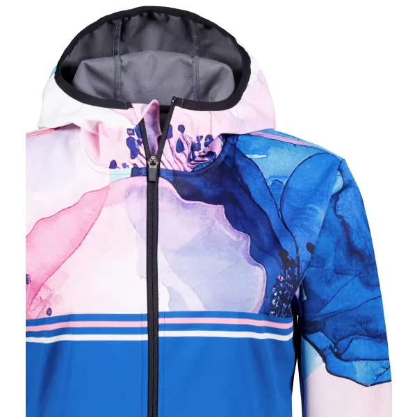  Dámská softshellová bunda premium ALTISPORT VOJ/ALW117JACK01 MODRÁ/RŮŽOVÁ 