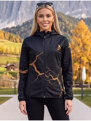 Dámská softshellová bunda premium ALTISPORT VOJ/ALW129JACK01 ČERNÁ