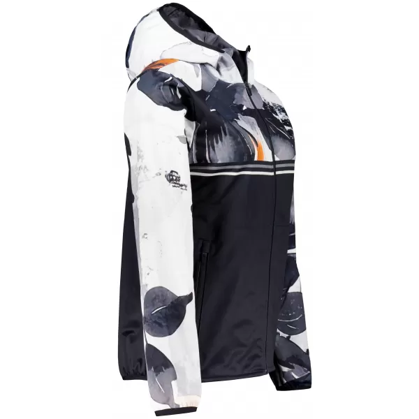  Dámská softshellová bunda premium ALTISPORT VOJ/ALW117JACK01 ČERNÁ/ORANŽOVÁ 