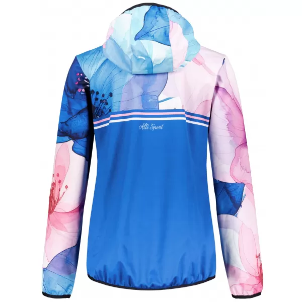  Dámská softshellová bunda premium ALTISPORT VOJ/ALW117JACK01 MODRÁ/RŮŽOVÁ 