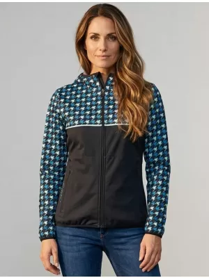 Dámská softshellová bunda premium ALTISPORT VOJ/ALW048JACK01 ČERNOMODRÁ