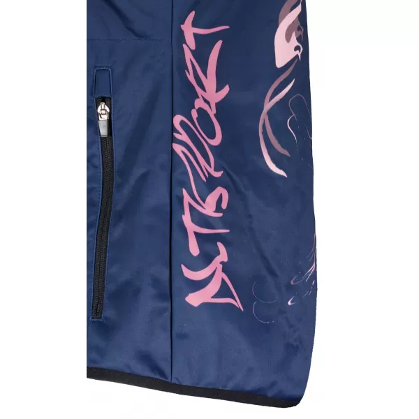  Dámská softshellová bunda premium ALTISPORT VOJ/ALW064JACK01 MODRORŮŽOVÁ 