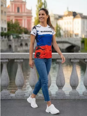 Dámské tričko premium ALTISPORT VOJ/ALW036SI/TR01 SLOVINSKO