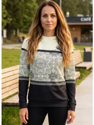 Dámská funkční mikina premium ALTISPORT VOJ/ALW023MI01 SLONOVÁ KOST
