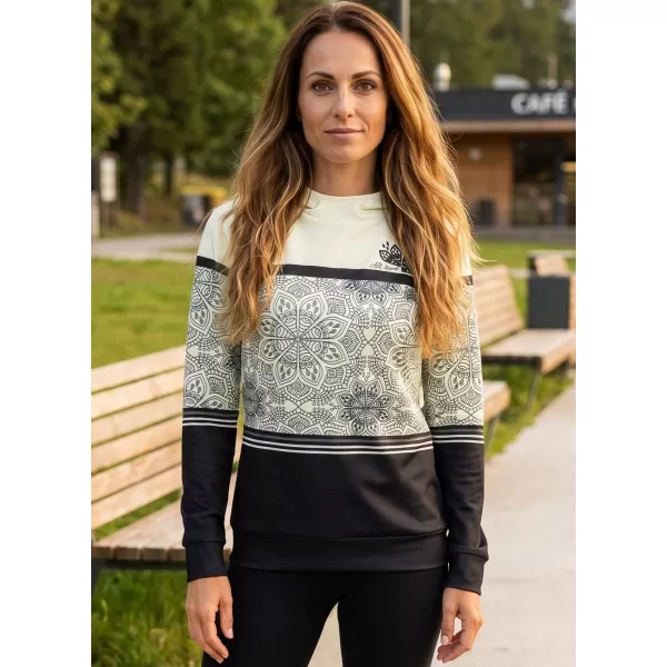  Dámská funkční mikina premium ALTISPORT VOJ/ALW023MI01 SLONOVÁ KOST 