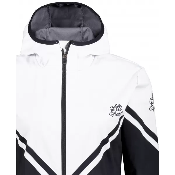  Dámská softshellová bunda premium ALTISPORT VOJ/ALW101JACK01 ČERNOBÍLÁ 