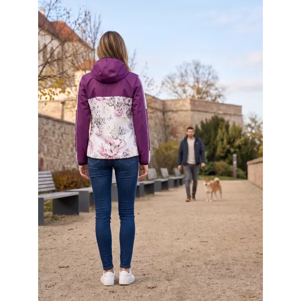  Dámská softshellová bunda premium ALTISPORT VOJ/ALW008JACK01 VÍNOVÁ 