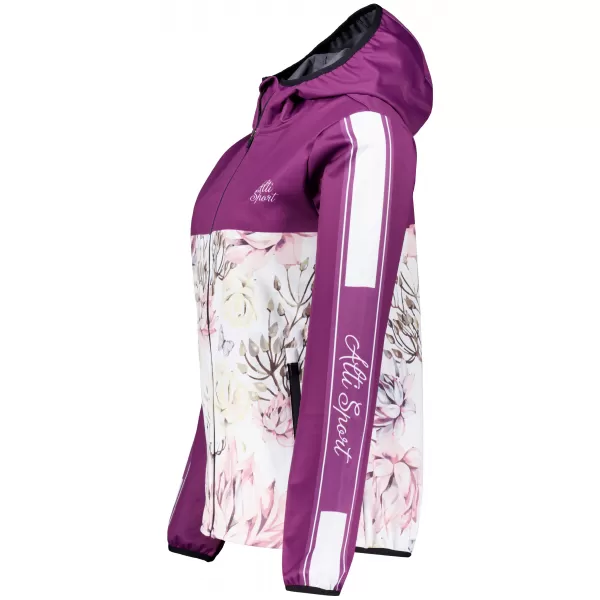  Dámská softshellová bunda premium ALTISPORT VOJ/ALW008JACK01 VÍNOVÁ 