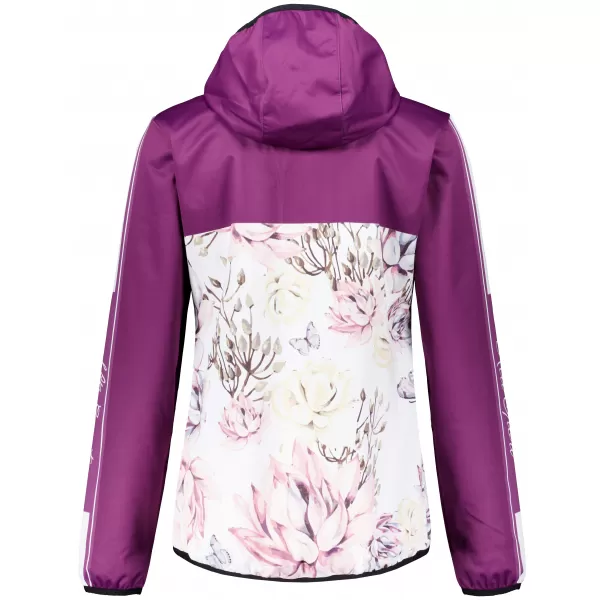  Dámská softshellová bunda premium ALTISPORT VOJ/ALW008JACK01 VÍNOVÁ 