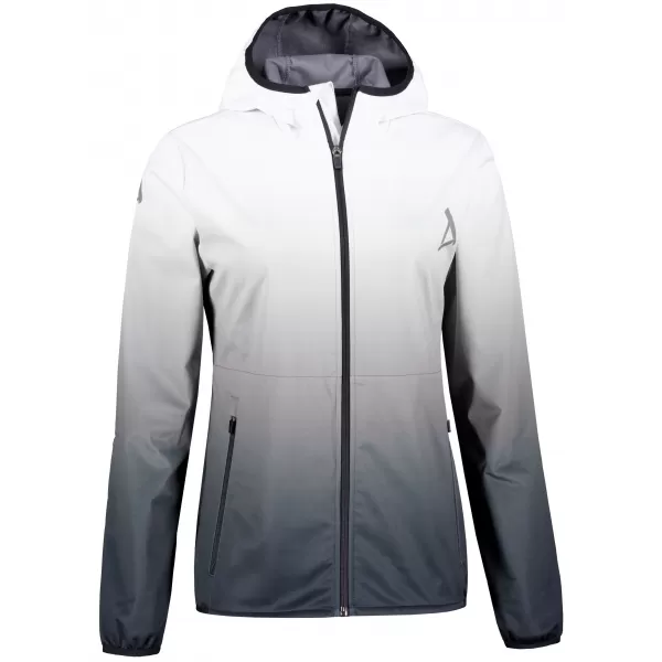  Dámská softshellová bunda premium ALTISPORT VOJ/ALW126JACK01 ČERNOBÍLÁ 