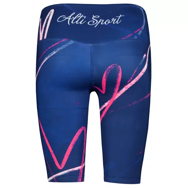  Dámské legíny nad kolena premium (nové velikosti) ALTISPORT VOJ/ALW082LEG06 TMAVĚ MODRÁ 