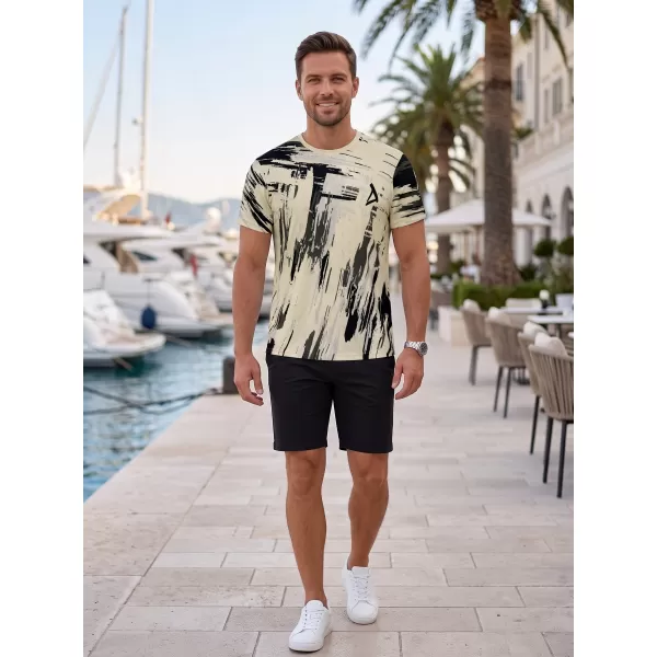  Pánské funkční triko premium ALTISPORT VOJ/ALM010TR01 SLONOVÁ KOST/ČERNÁ 