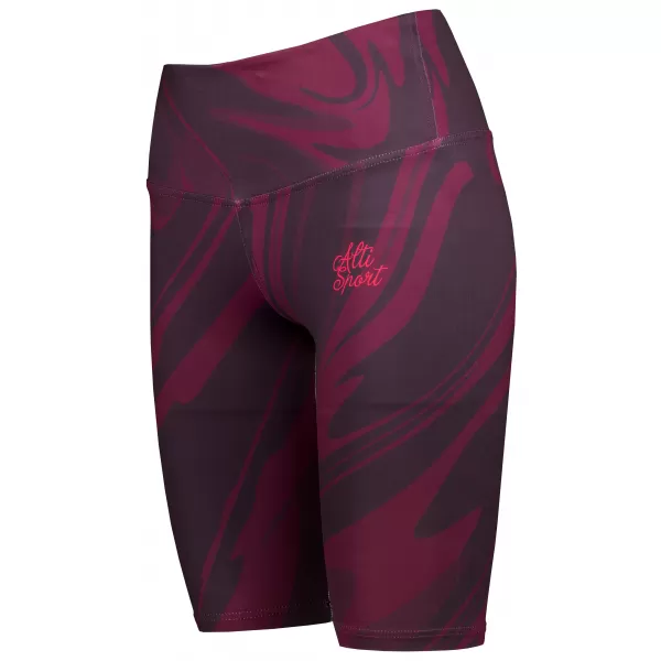  Dámské legíny nad kolena premium (nové velikosti) ALTISPORT VOJ/ALW072LEG06 WINE-RED 