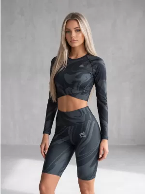 Dámské legíny nad kolena premium (nové velikosti) ALTISPORT VOJ/ALW072LEG06 BLACK
