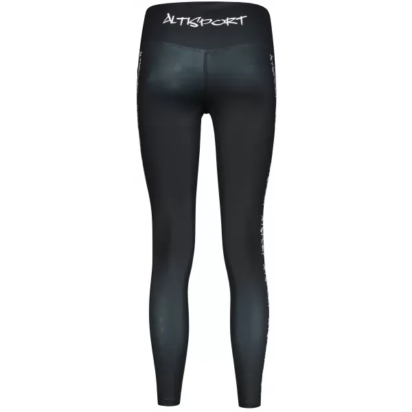  Dámské dlouhé legíny premium (nové velikosti) ALTISPORT VOJ/ALW021LEG05 ČERNÁ 