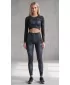Dámské dlouhé legíny premium (nové velikosti) ALTISPORT VOJ/ALW072LEG05 BLACK