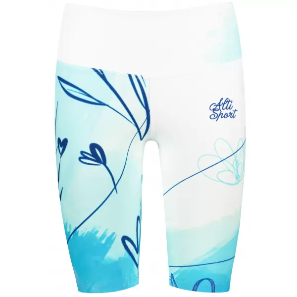  Dámské legíny nad kolena premium (nové velikosti) ALTISPORT VOJ/ALW083LEG06 BÍLOMODRÁ 