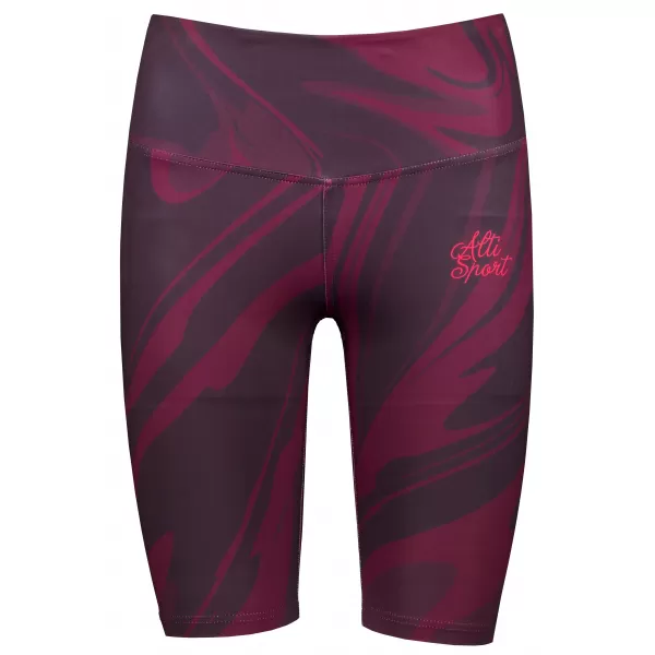  Dámské legíny nad kolena premium (nové velikosti) ALTISPORT VOJ/ALW072LEG06 WINE-RED 