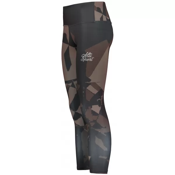  Dámské dlouhé legíny premium (nové velikosti) ALTISPORT VOJ/ALW080LEG05 TMAVĚ HNĚDÁ 