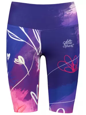 Dámské legíny nad kolena premium (nové velikosti) ALTISPORT VOJ/ALW083LEG06 FIALOVÁ
