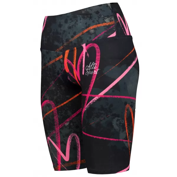  Dámské legíny nad kolena premium (nové velikosti) ALTISPORT VOJ/ALW082LEG06 ČERNÁ 