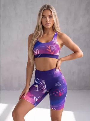 Dámské legíny nad kolena premium (nové velikosti) ALTISPORT VOJ/ALW083LEG06 FIALOVÁ