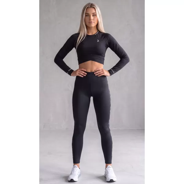  Dámské dlouhé legíny premium (nové velikosti) ALTISPORT VOJ/ALW021LEG05 ČERNÁ 