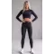 Dámské dlouhé legíny premium (nové velikosti) ALTISPORT VOJ/ALW021LEG05 ČERNÁ