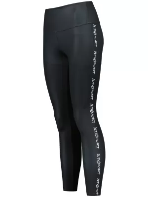 Dámské dlouhé legíny premium (nové velikosti) ALTISPORT VOJ/ALW021LEG05 ČERNÁ