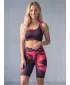 Dámské legíny nad kolena premium (nové velikosti) ALTISPORT VOJ/ALW080LEG06 WINE-RED